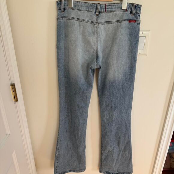 Vintage Guess Pocketless Y2K Flare Jeans light Wash Bratz Doll - Picture 6 of 8